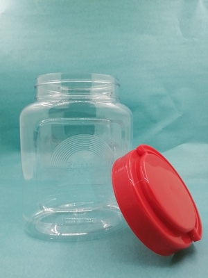 طباعة الشاشة الغذاء الصف زجاجة بلاستيكية مادة PET للفواكه الجافة ODM