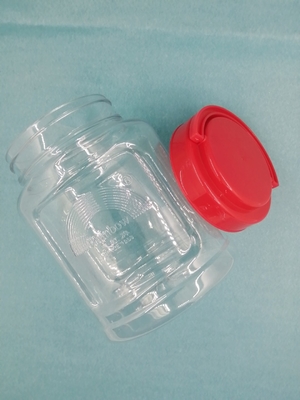 طباعة الشاشة الغذاء الصف زجاجة بلاستيكية مادة PET للفواكه الجافة ODM