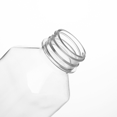 زجاجات بلاستيكية شفافة سعة 250 مل 300 مل لعصائر المشروبات على شكل مربع